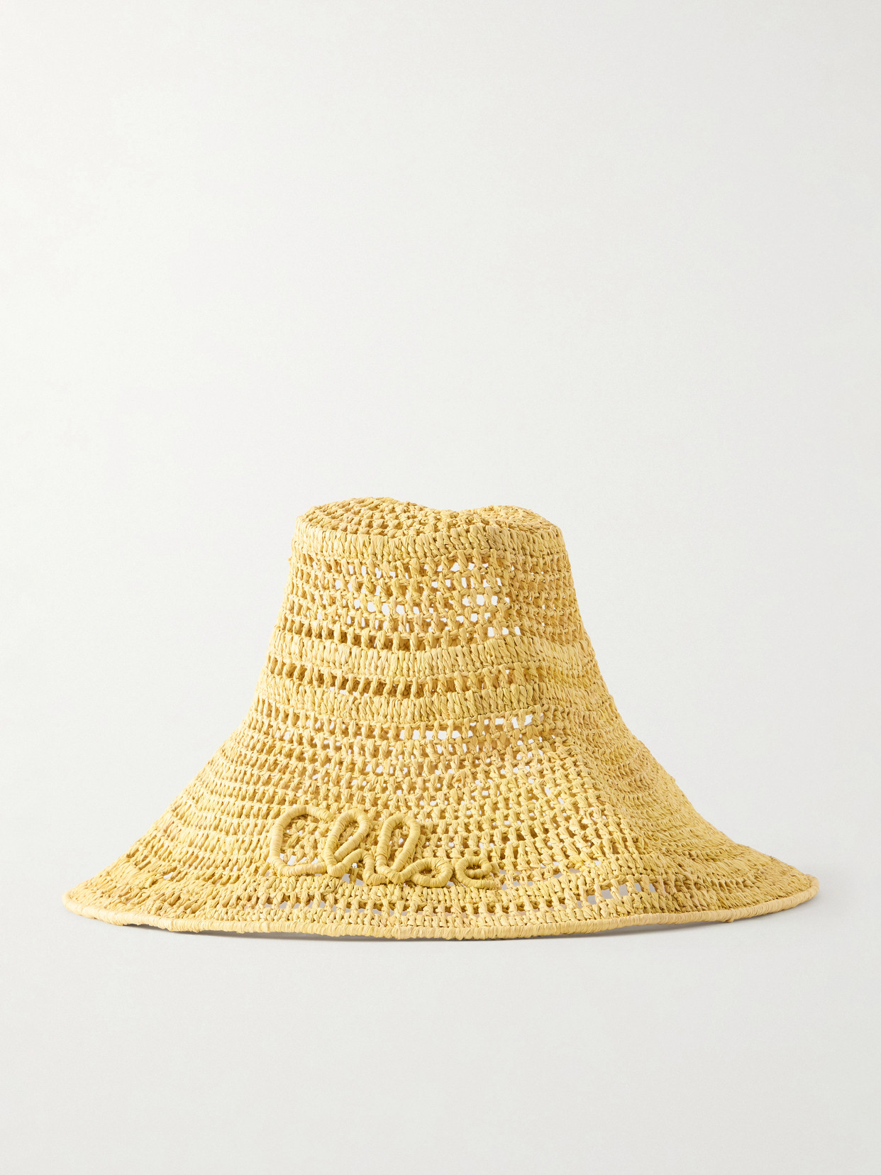 Chloé Raffia Hat In Brown