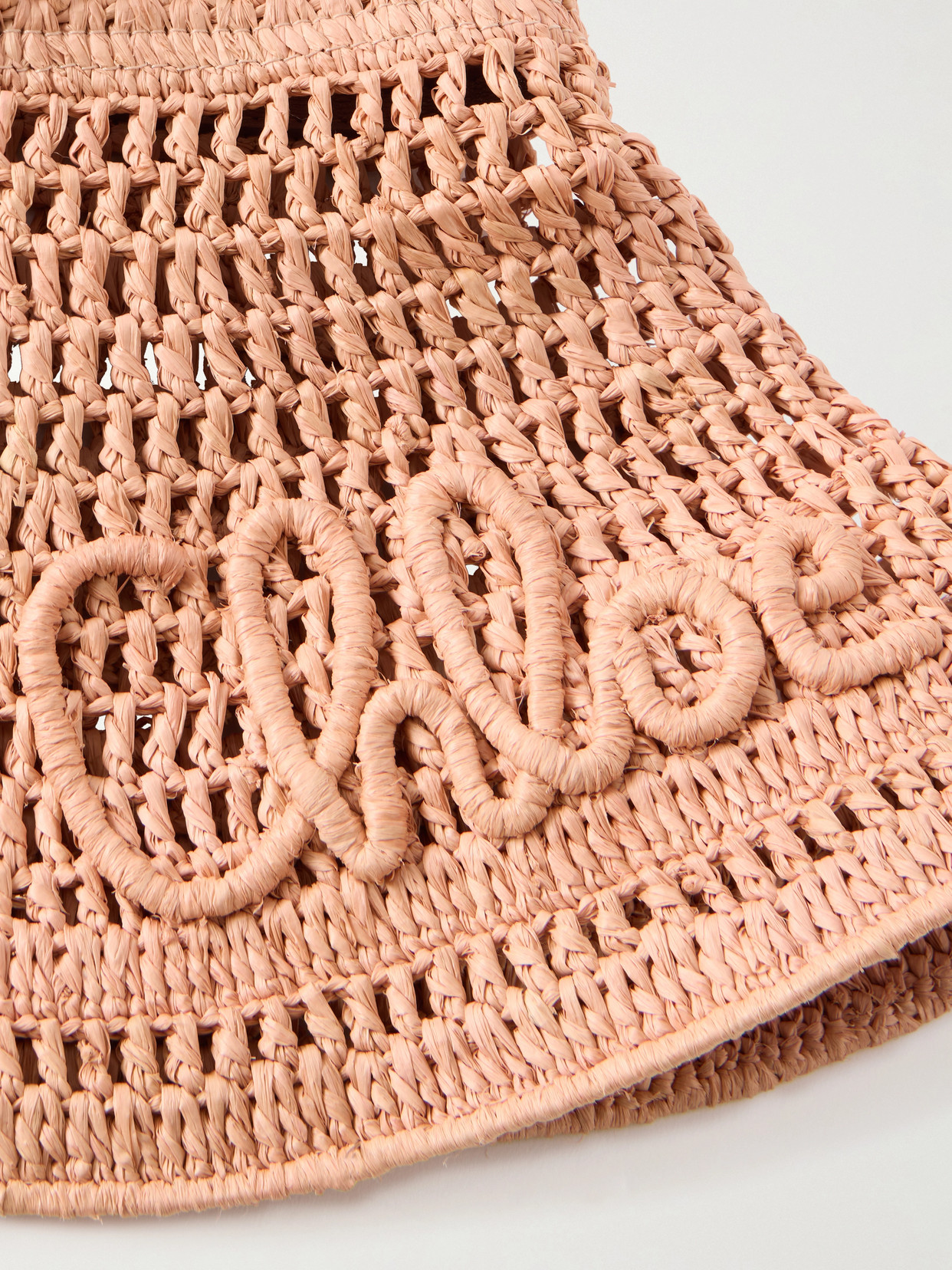 Chloé Raffia Hat In Pattern