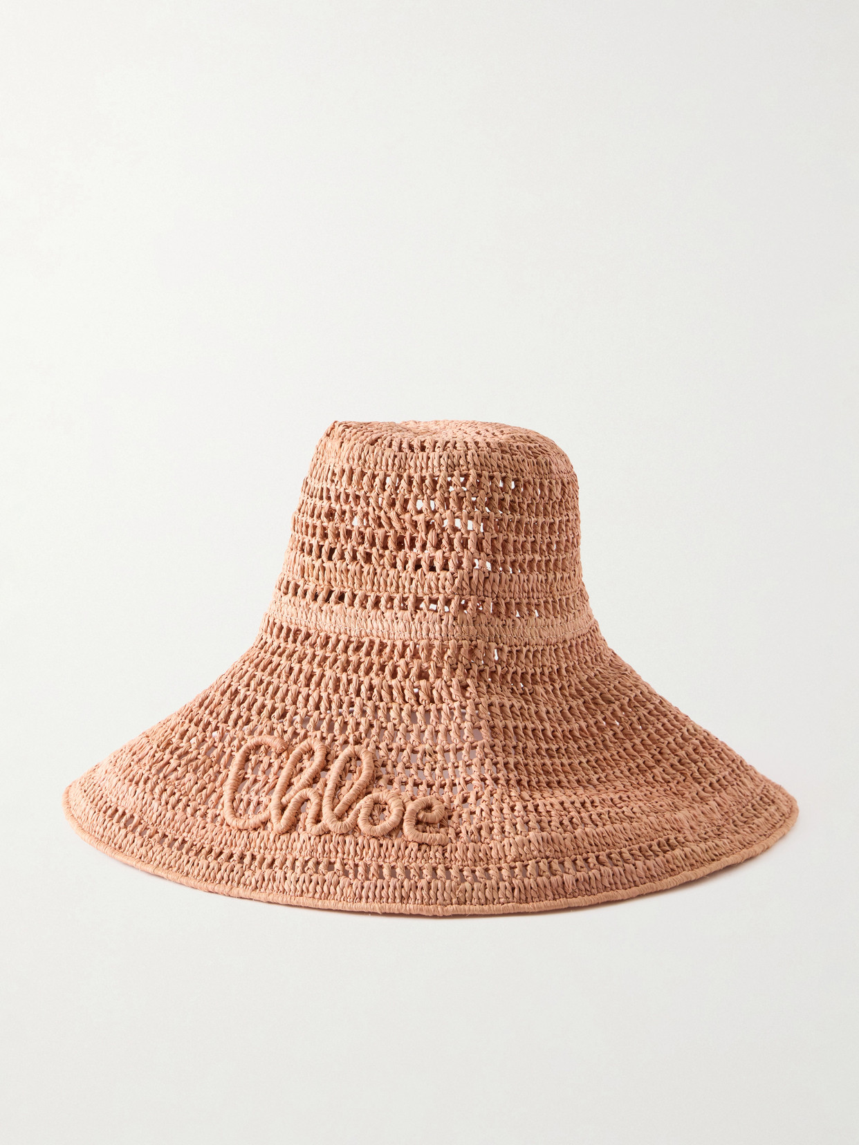 Chloé Raffia Hat In Pattern