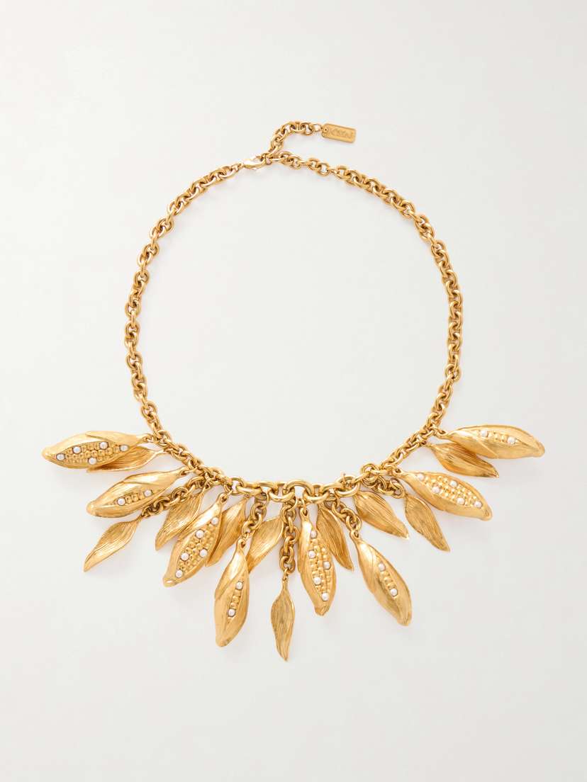 Chloé plated Brass Necklace