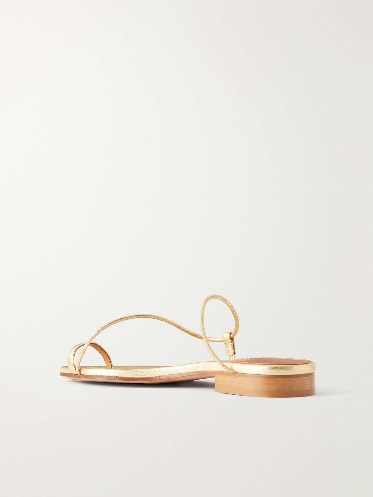 Susan Metallic-Leather Sandals