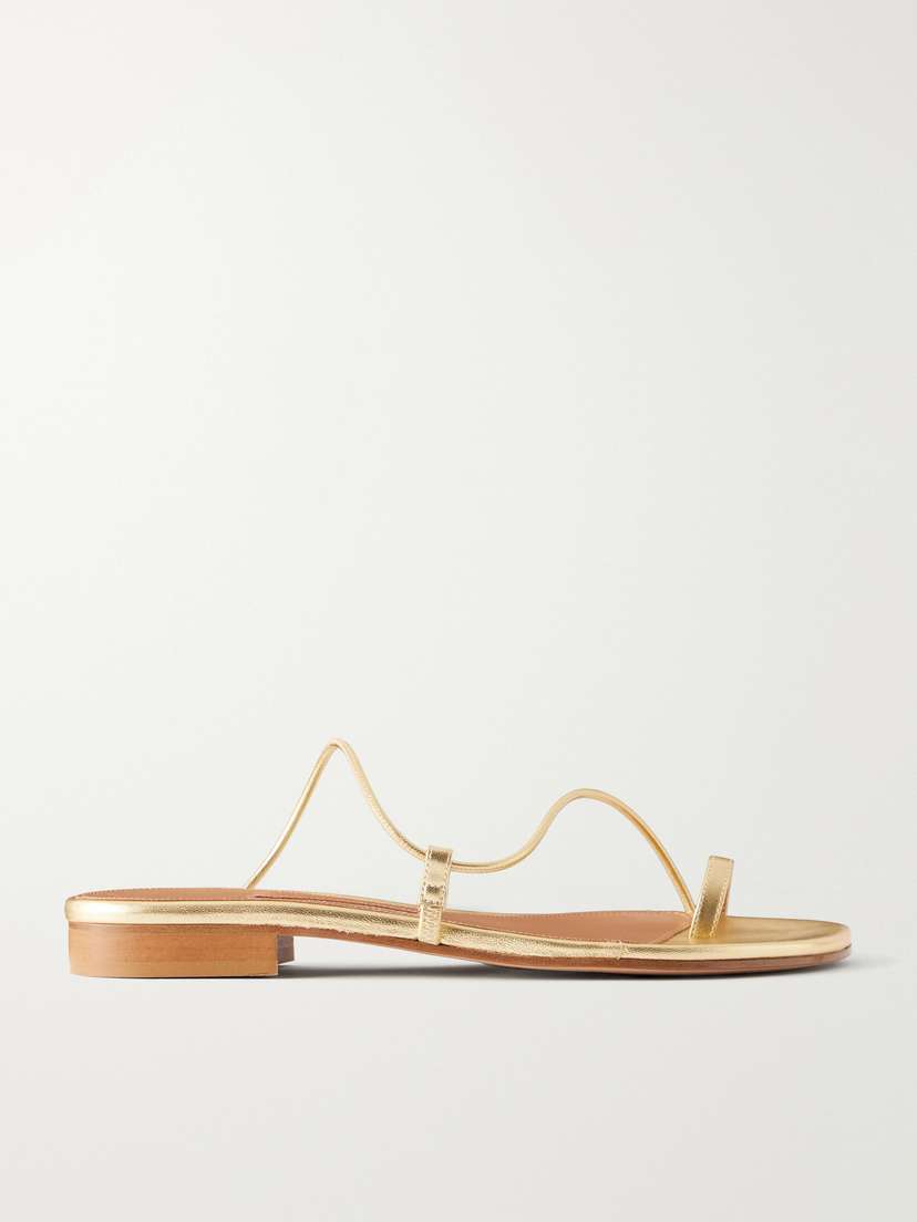 Emme Parsons Susan Metallic-leather Sandals