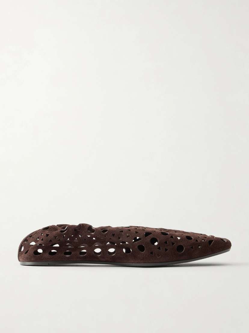 Alaïa Neo Vienne Perforated Suede Ballet Flats | Thumbnail 7 Alaïa Neo Vienne Perforated Suede Ballet Flats | Thumbnail 7