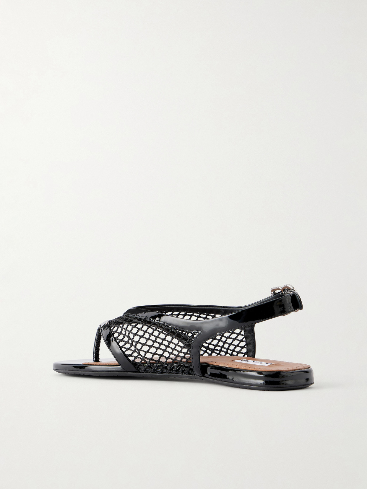 Alaïa - Fishnet Flat Sandals