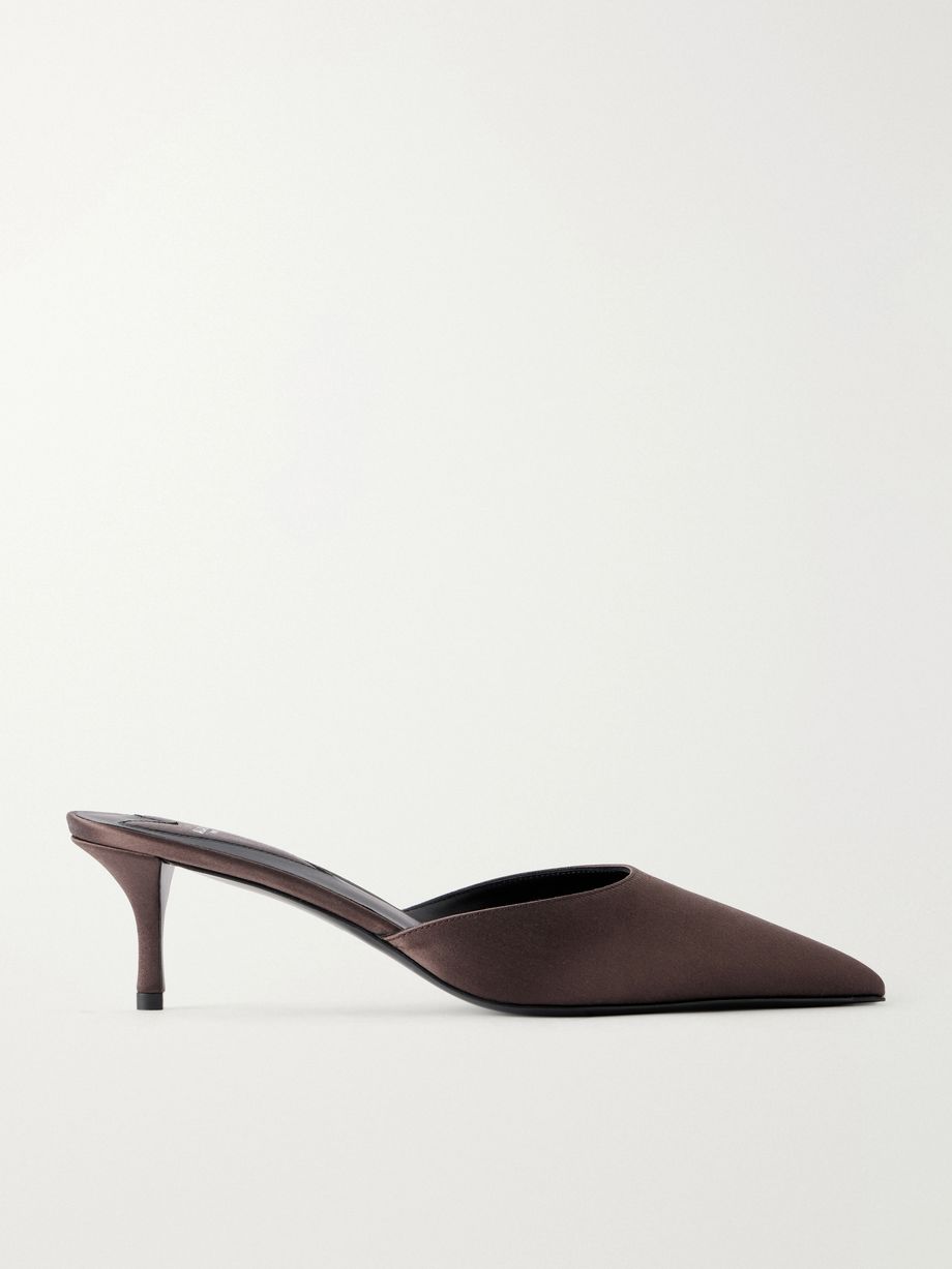 Le Coeur 55 satin mules