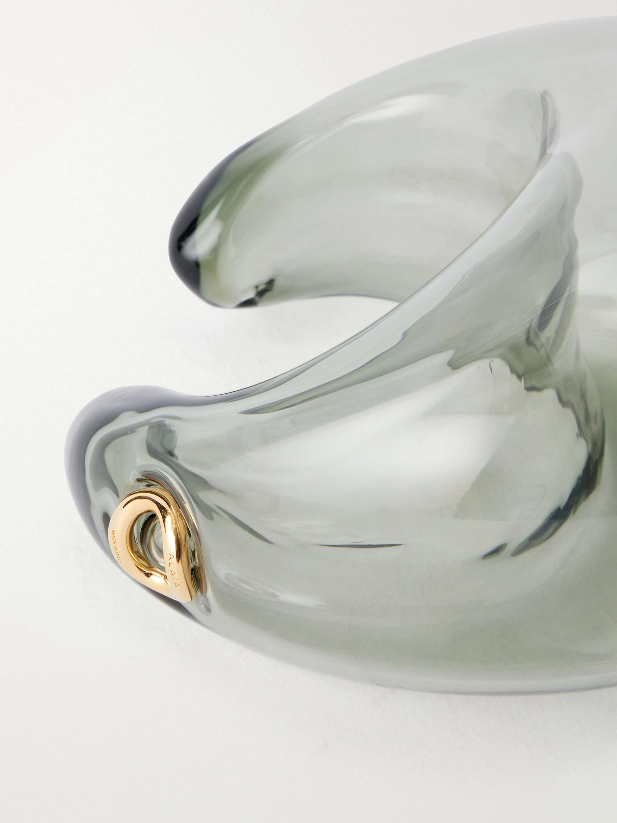 ALAÏA バングル CUFF L ALAÏA Glass cuff | NET-A-PORTER
