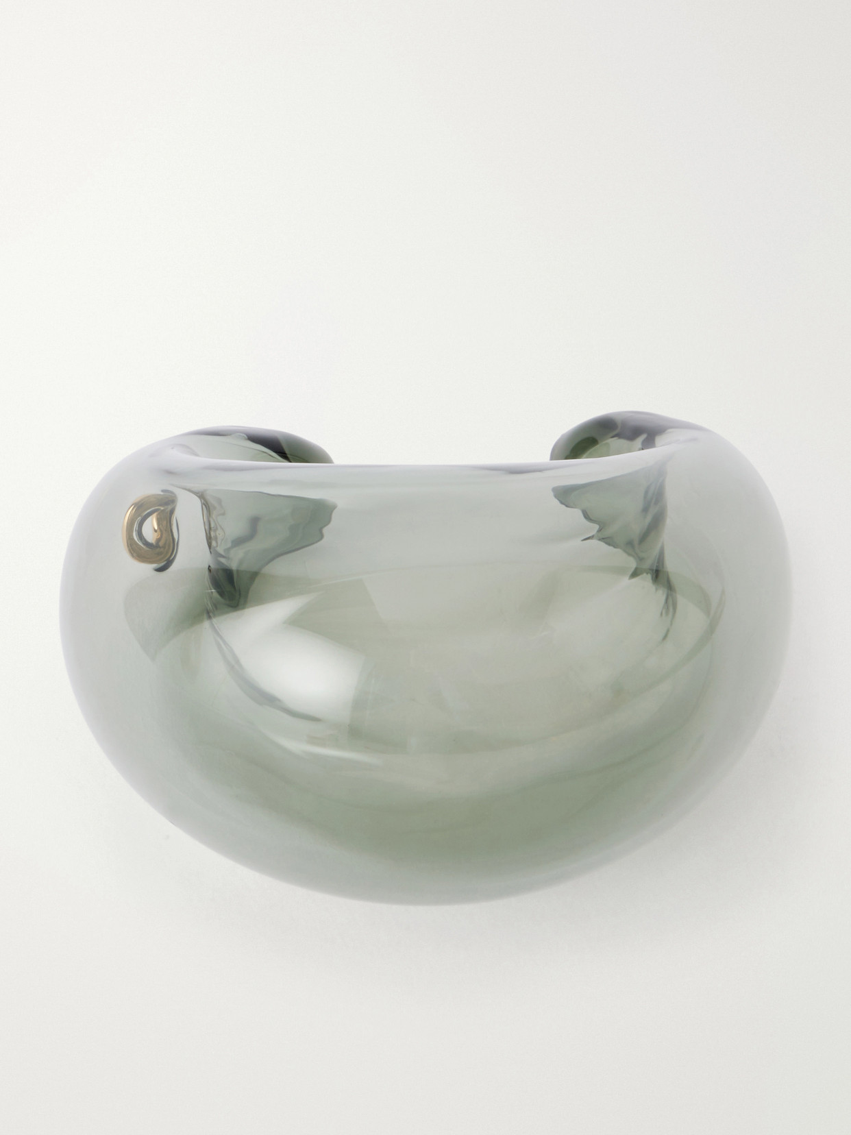 Alaïa Glass Cuff In Blue
