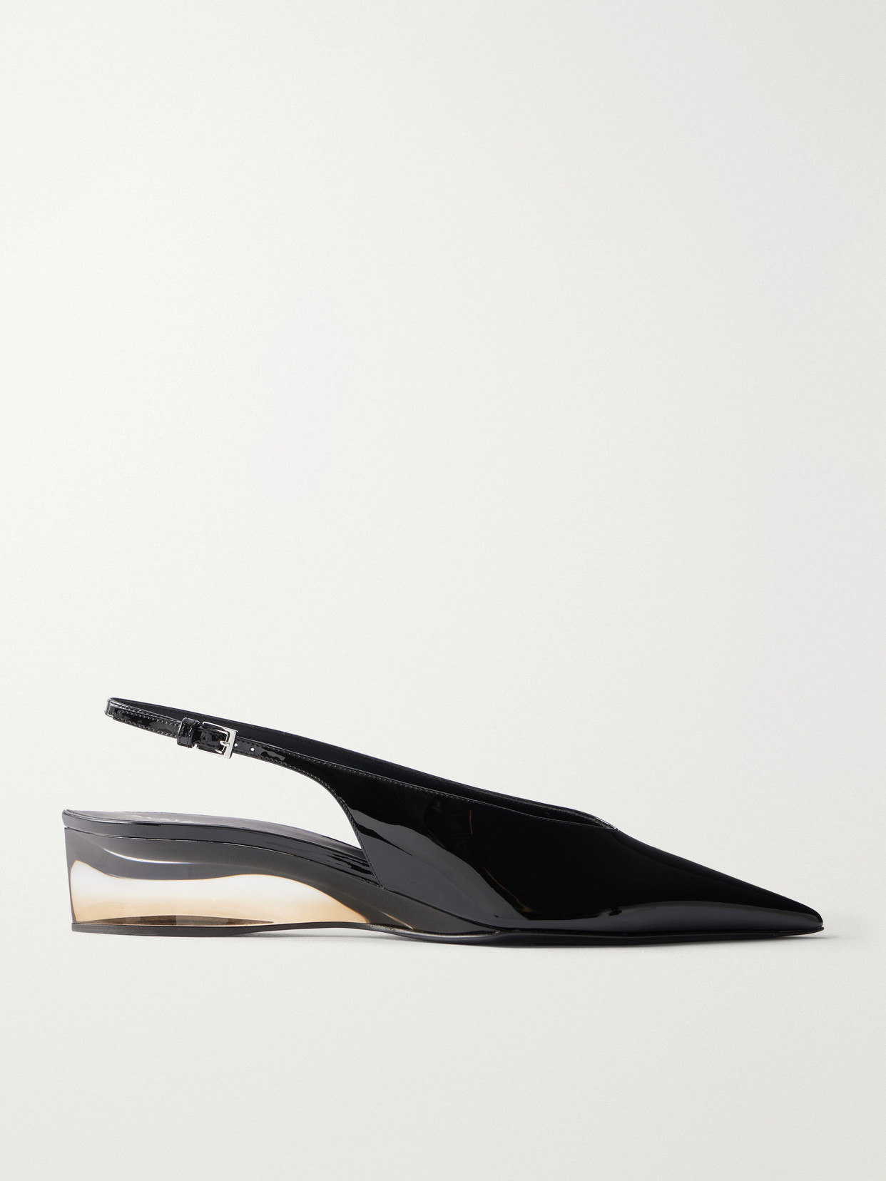 Alaïa - 30 Patent-leather Slingback Pumps - Black