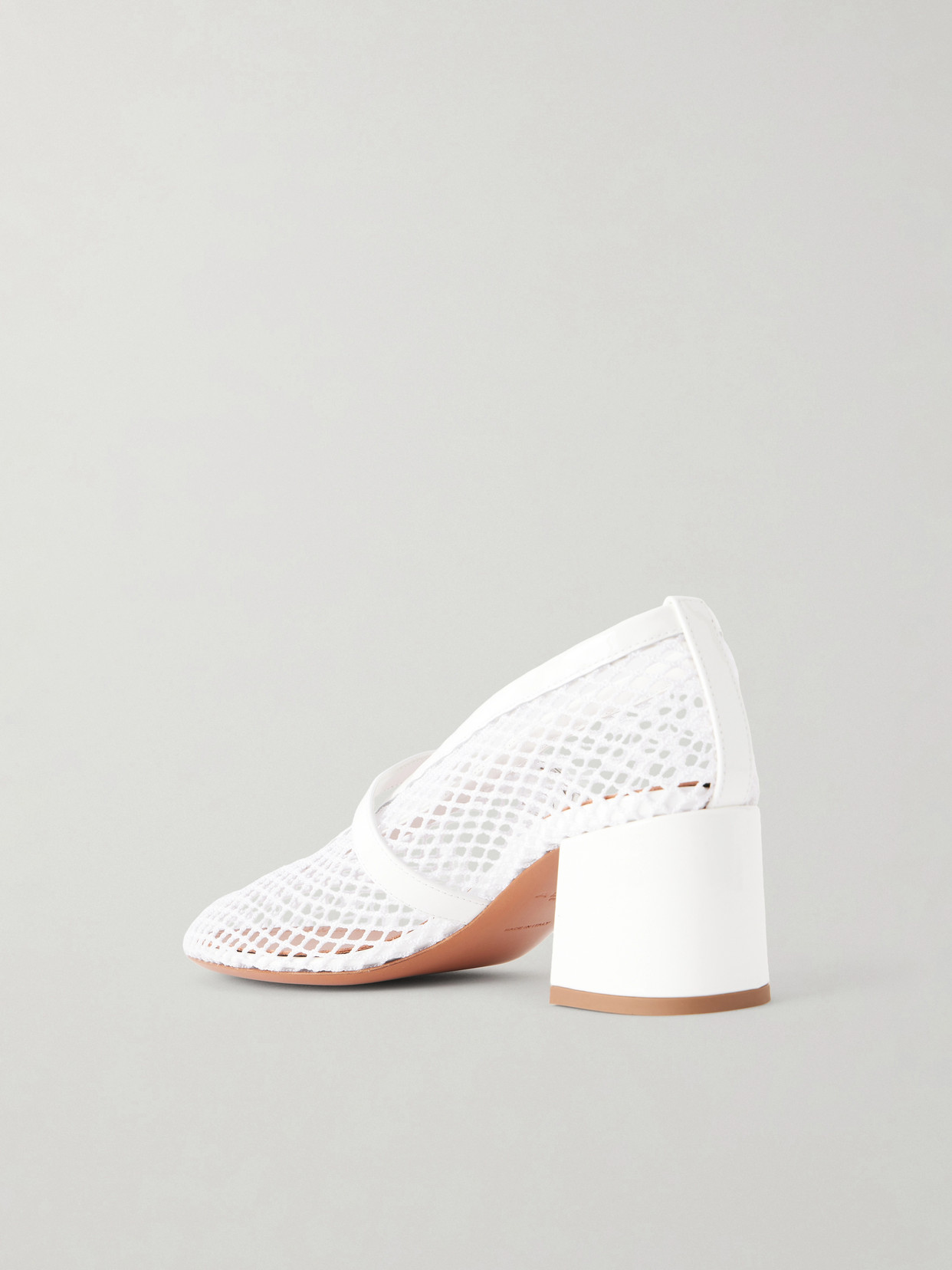 Alaïa 55 Leather-trimmed Mesh Pumps In Animal Print
