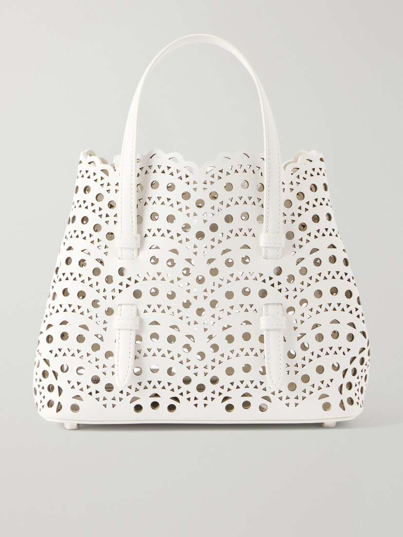 Alaïa Mina 20 Laser-cut Leather Tote | Thumbnail 7 Alaïa Mina 20 Laser-cut Leather Tote | Thumbnail 7