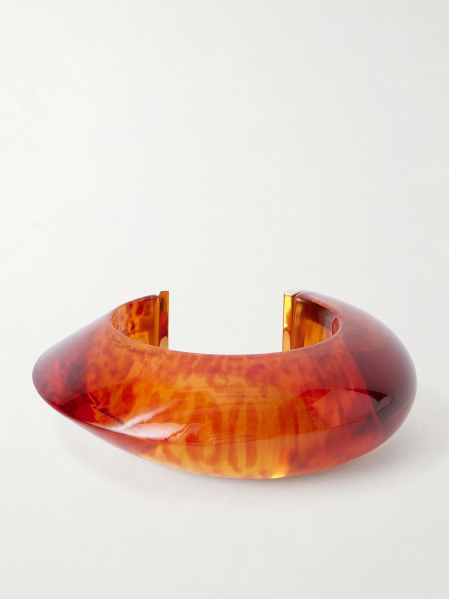 Edge gold-tone bangle
