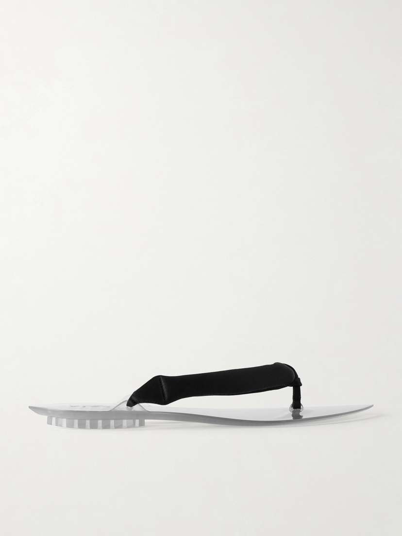 Alaïa Invisible Jelly Satin-trimmed Sandals | Thumbnail 7