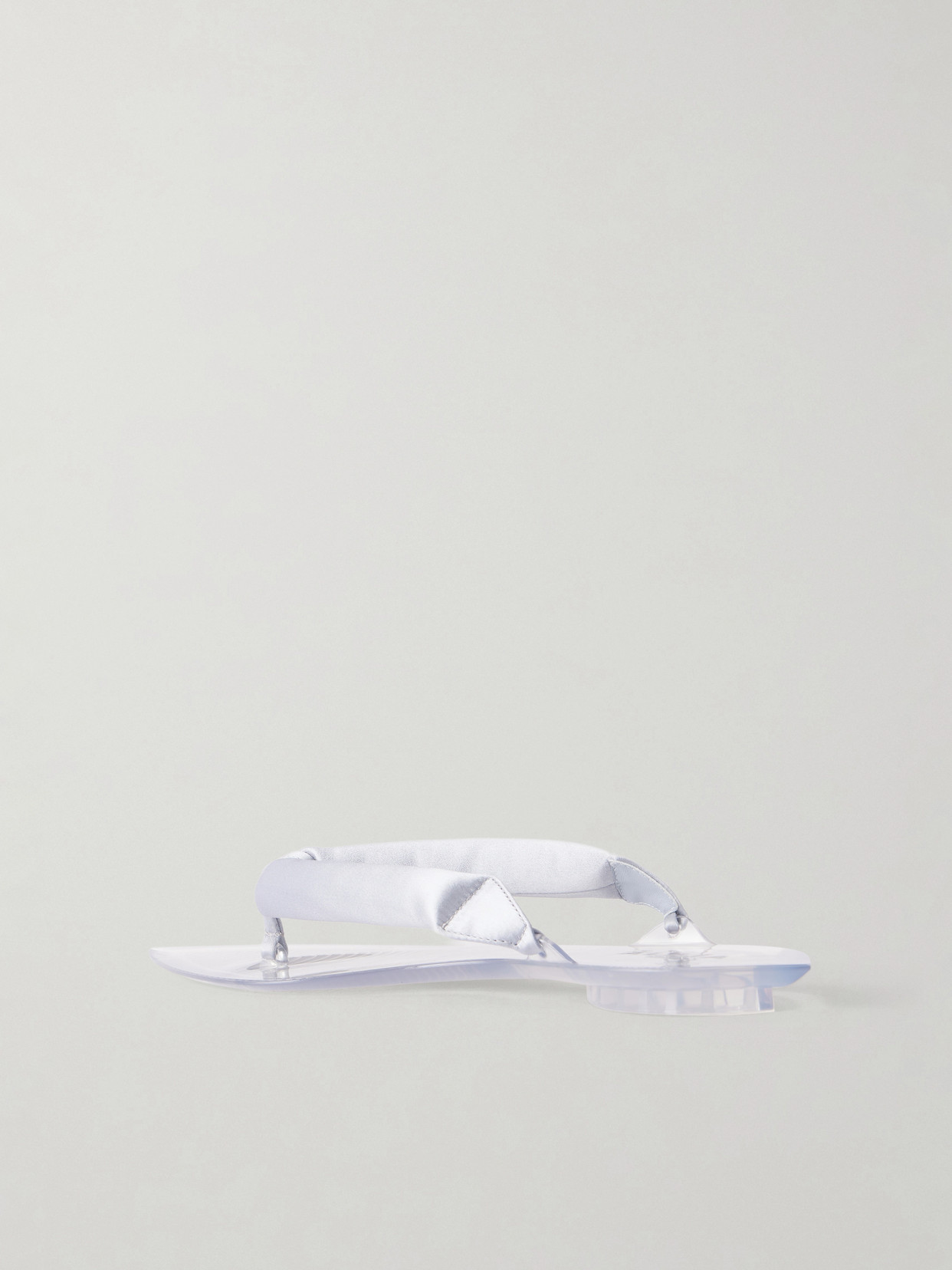 Alaïa - Invisible Jelly Satin-Trimmed Sandals