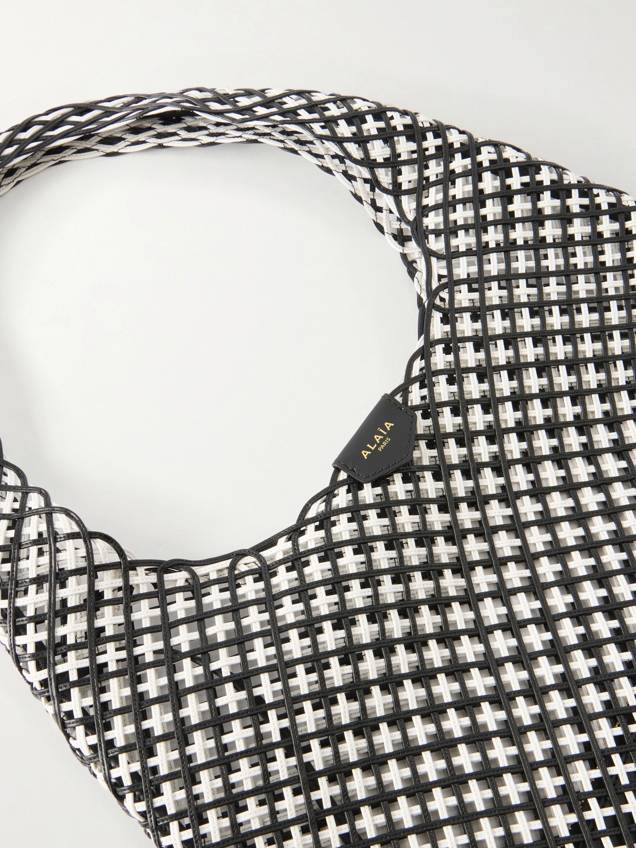 Alaïa - Woven Leather Hobo Shoulder Bag