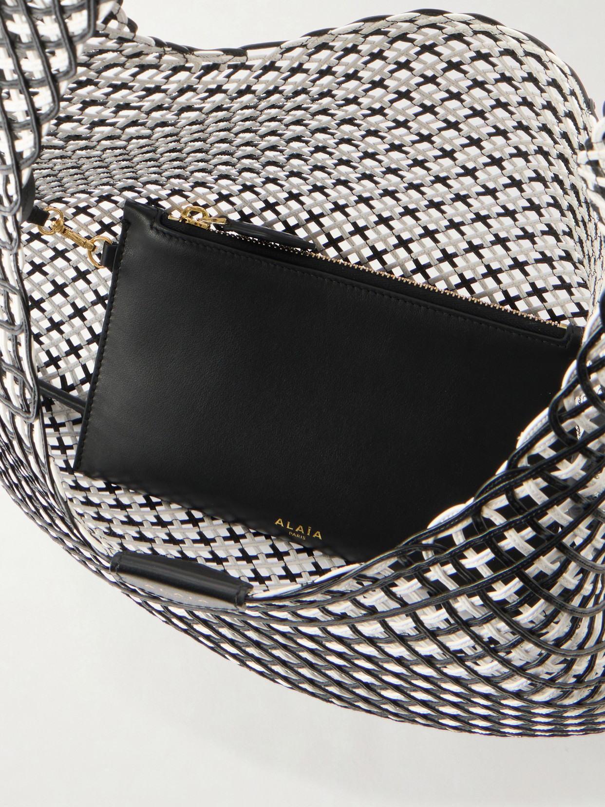 Alaïa - Woven Leather Hobo Shoulder Bag