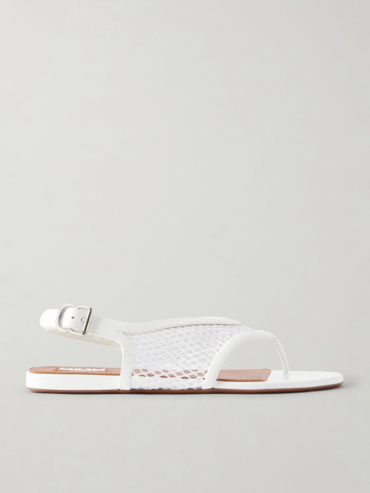 Alaïa - Fishnet Flat Sandals