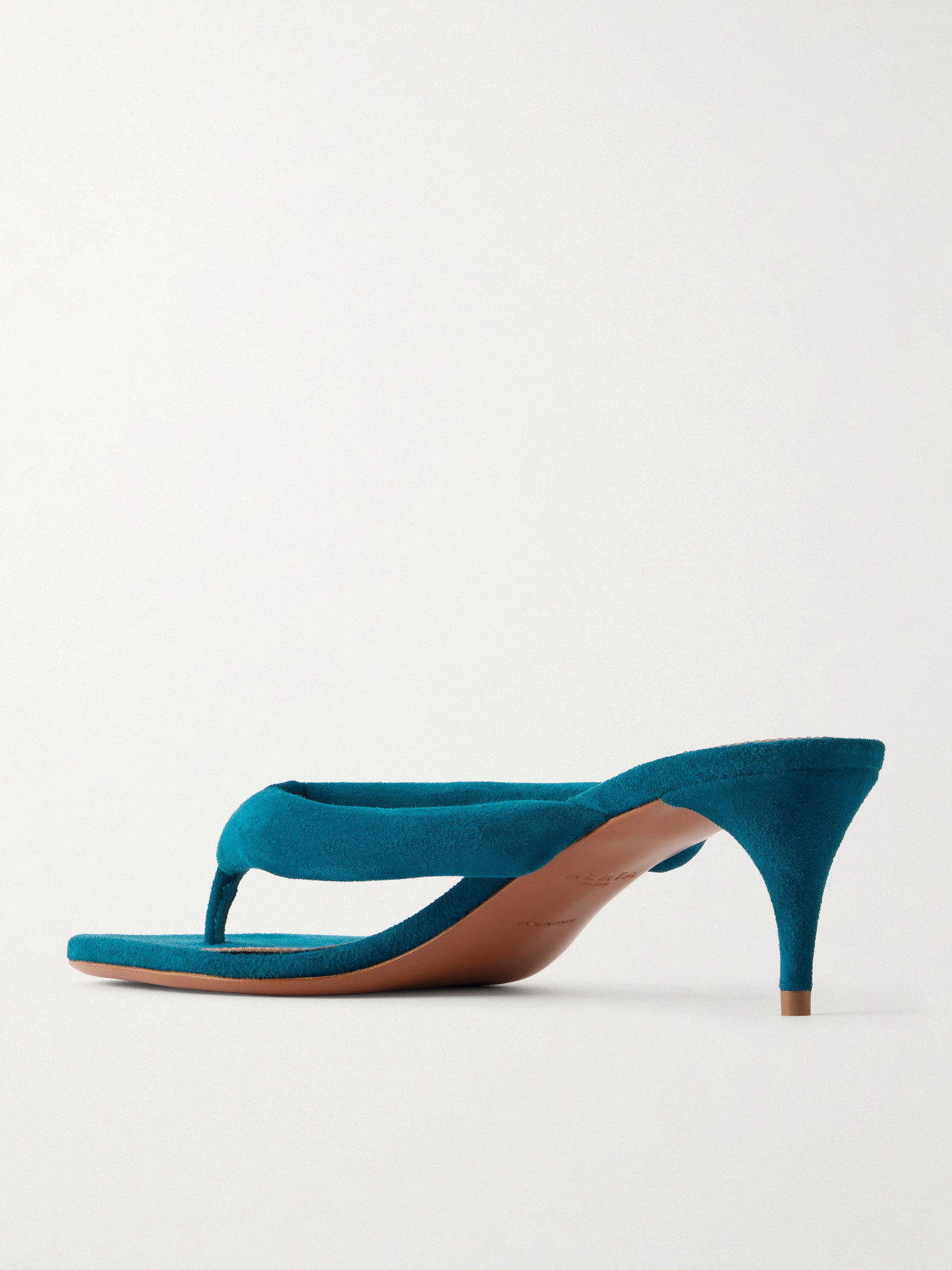 Alaïa - 55 Padded Suede Thong Sandals