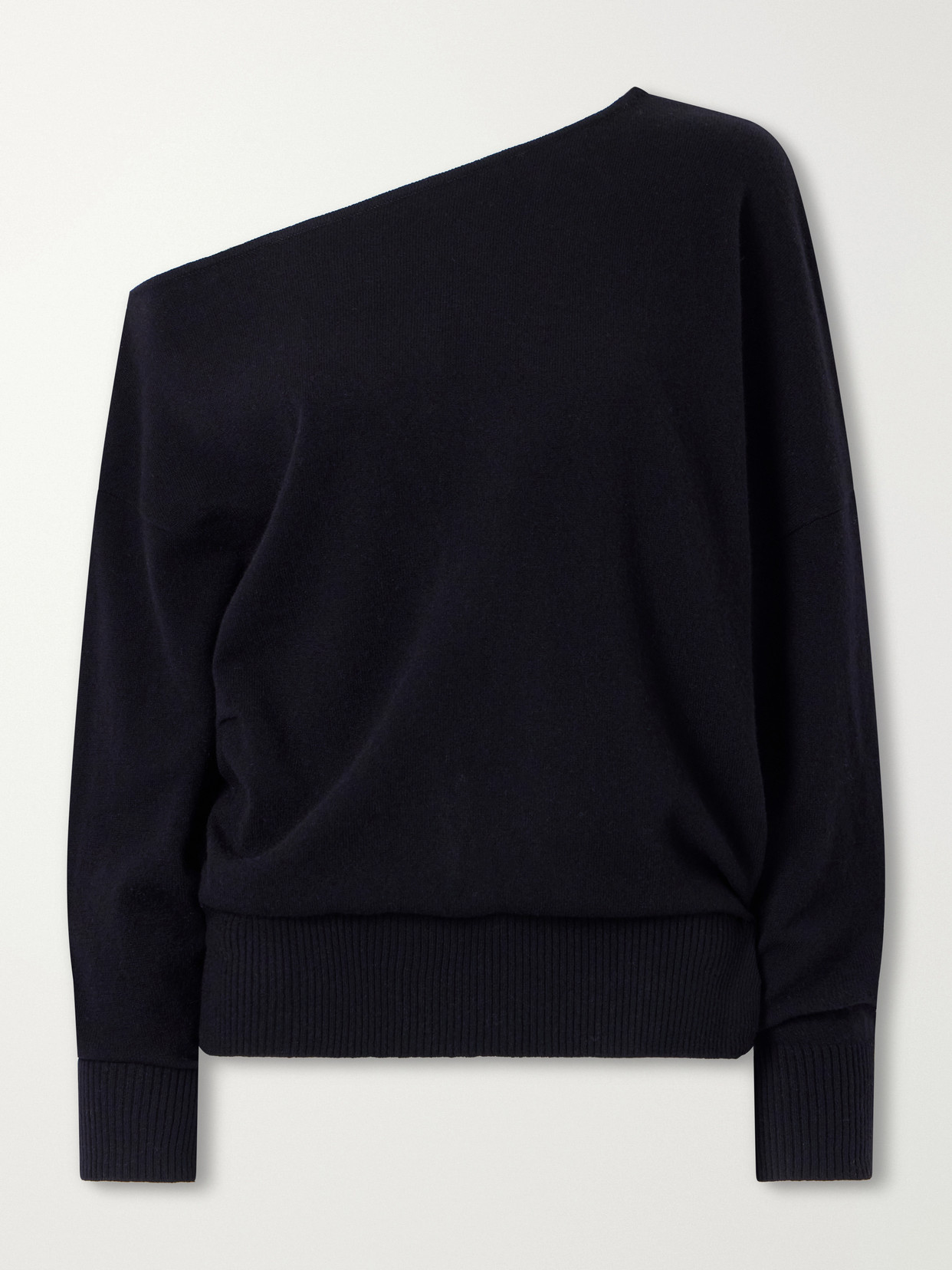 Arch4 Wiki Off-the-shoulder Cashmere Sweater In Black