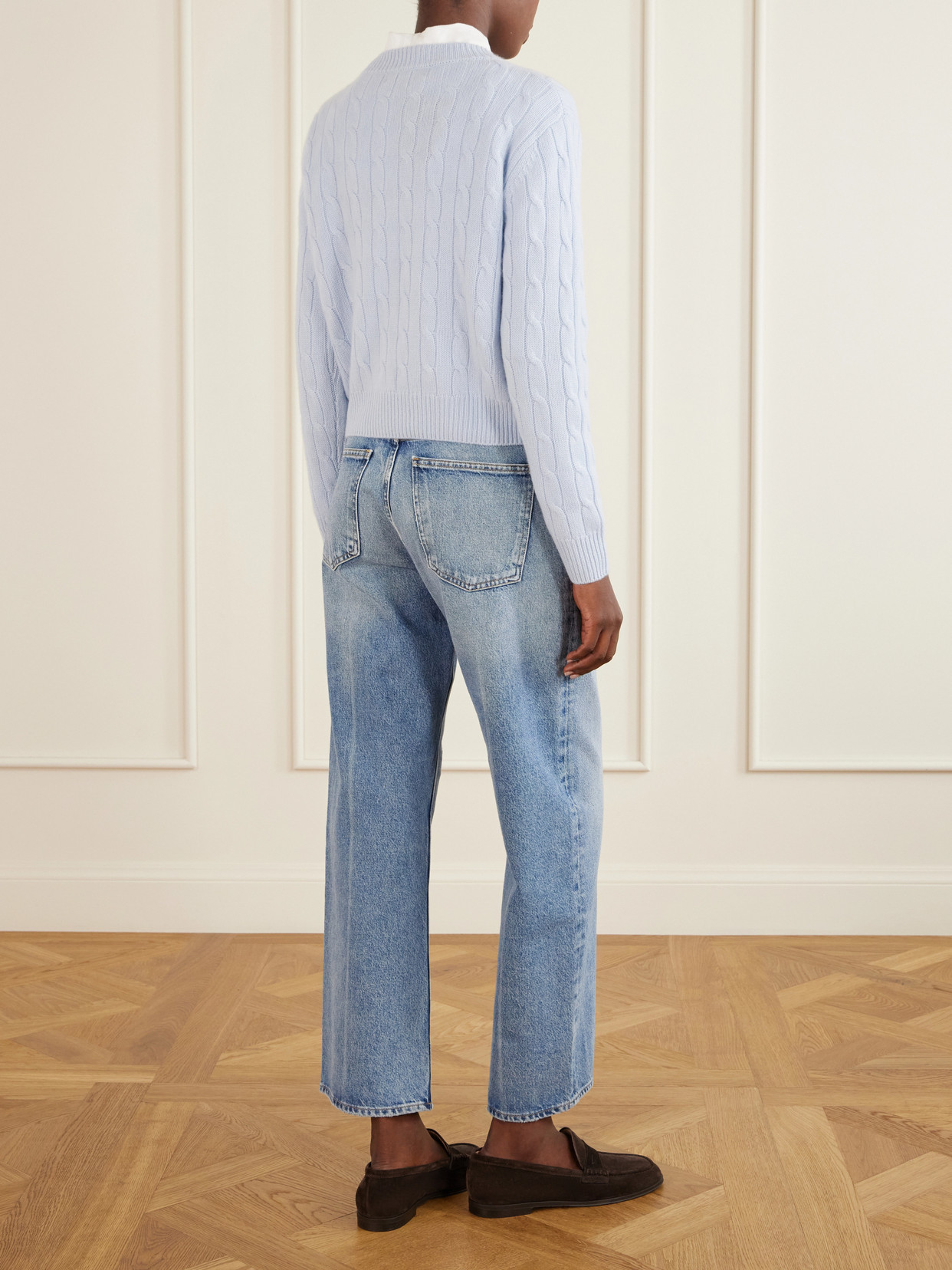Tinka Cable-Knit Cashmere Sweater