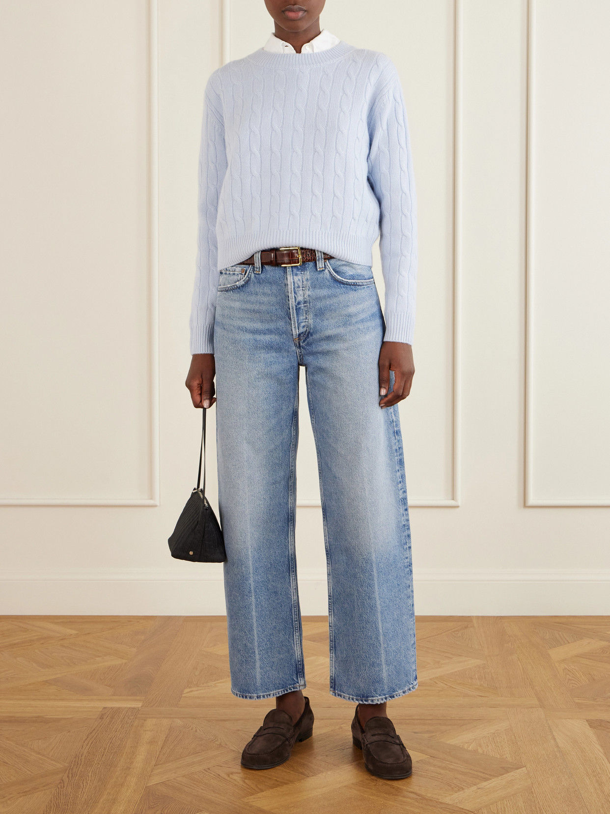 Tinka Cable-Knit Cashmere Sweater