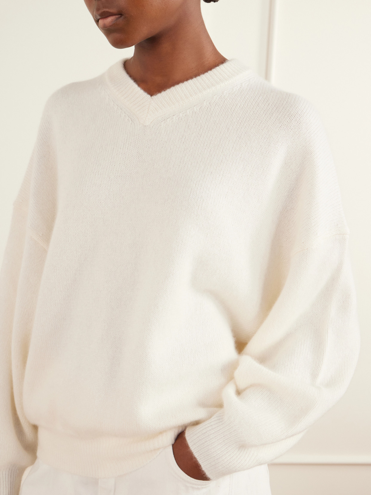 Boundary Cashmere Sweater
