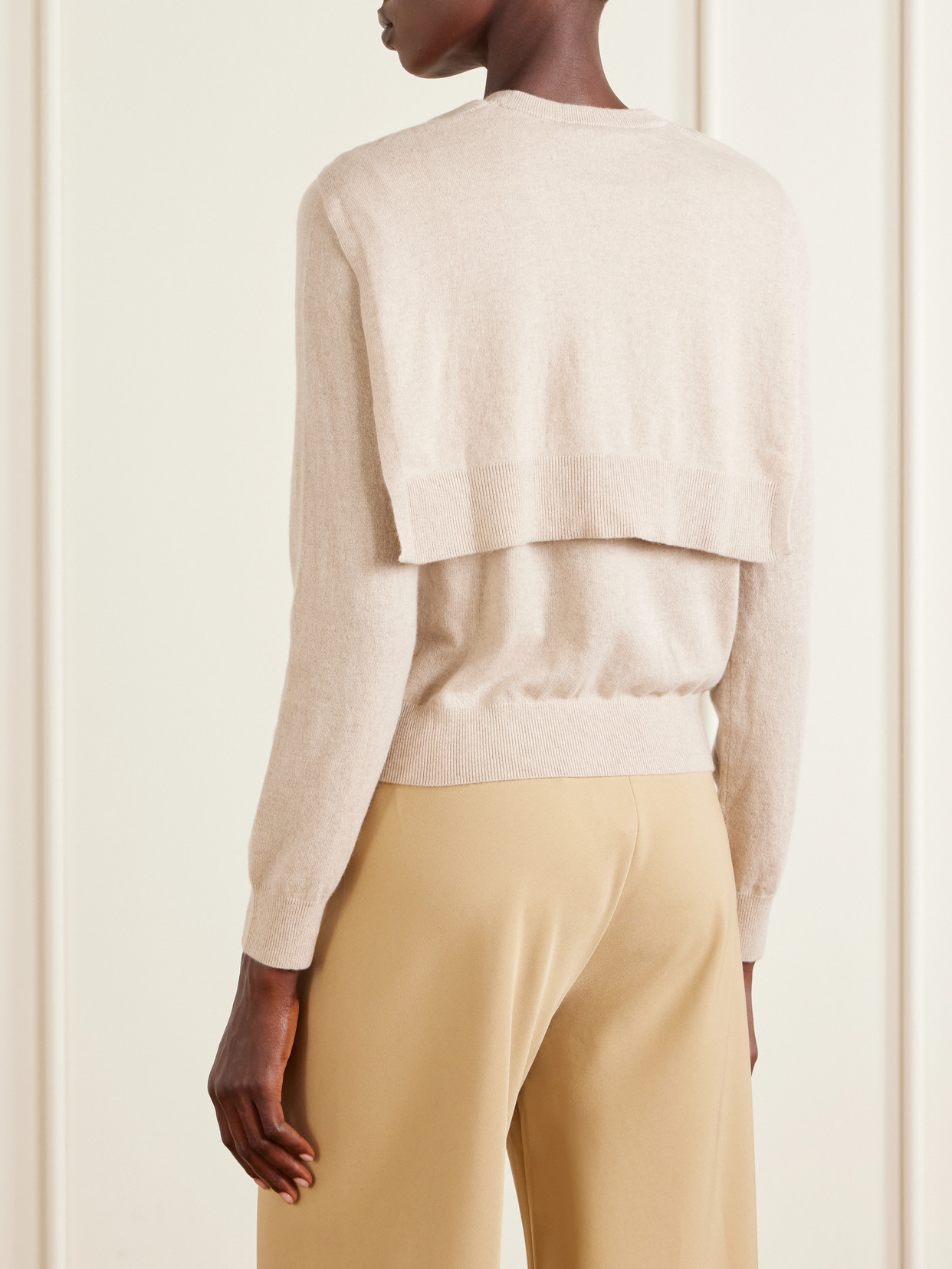 Eldergrove Tie-Detailed Cashmere Sweater