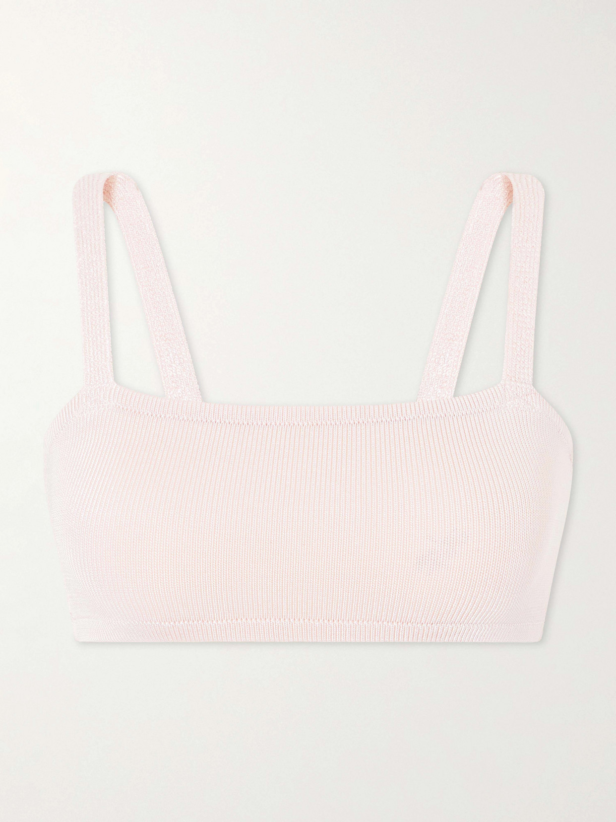 Calle Del Mar Stretch-knit Bralette In Pink