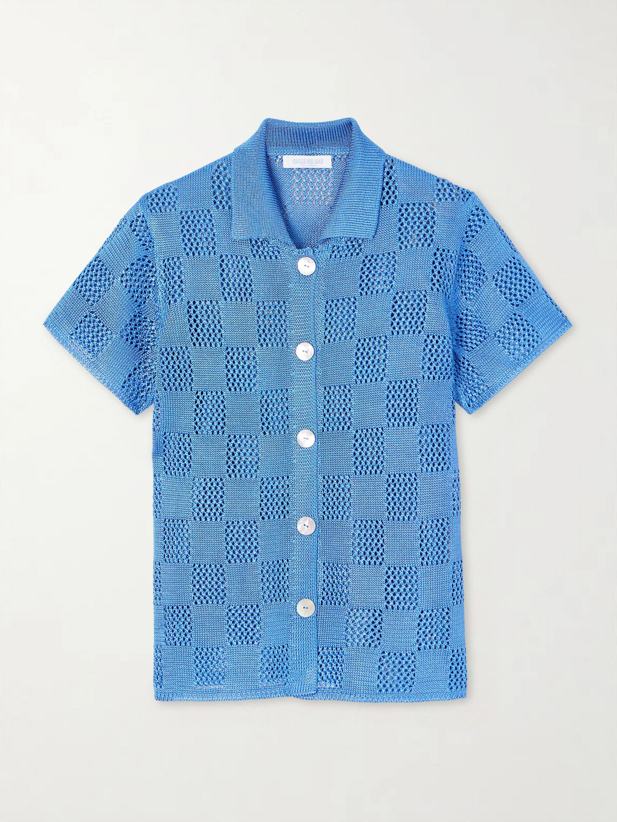 Calle Del Mar Knitted Cardigan In Blue