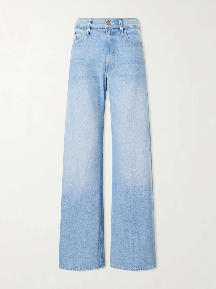 Mother The Whip Skimp Mid-rise Wide-leg Jeans - Women's Clothing