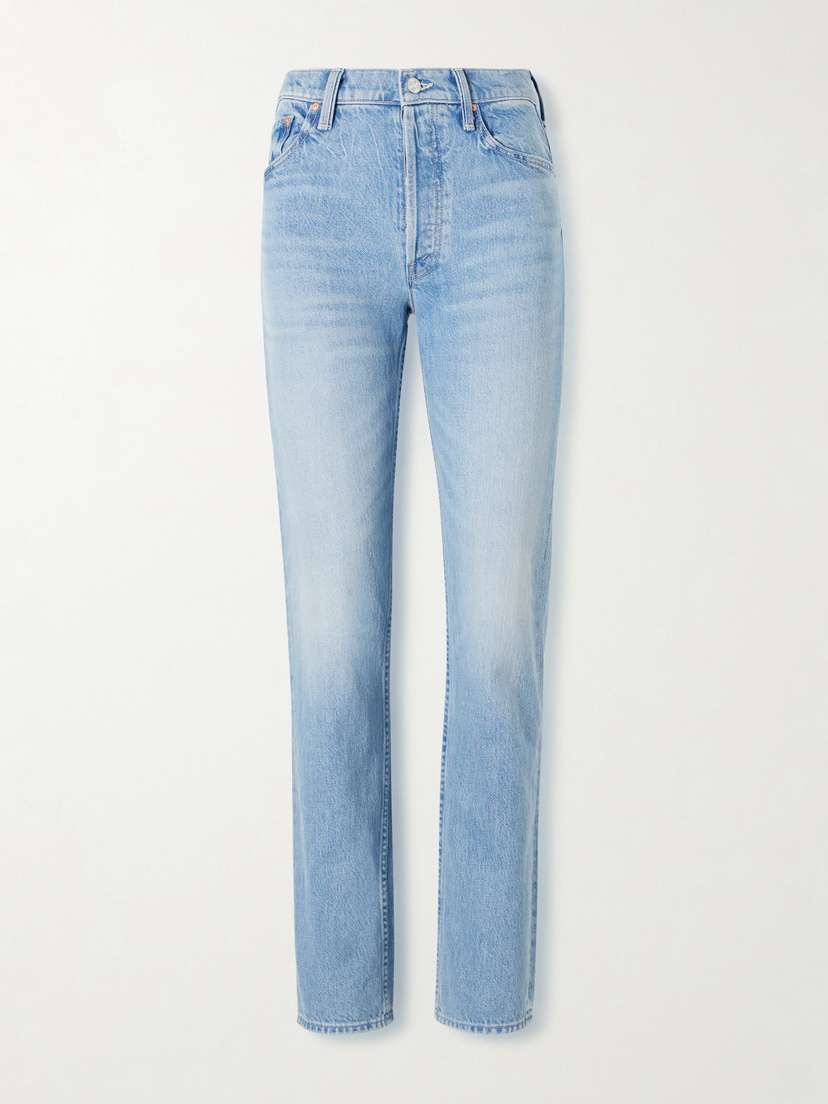 Mother The Tomcat Skimp High-rise Straight-leg Jeans