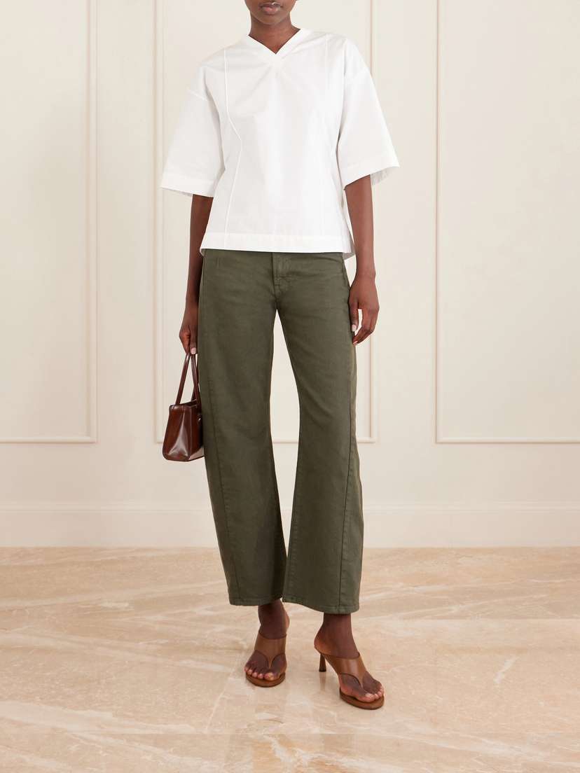 Mother The Half Pipe Flood High-rise Wide-leg Jeans | Thumbnail 2 Mother The Half Pipe Flood High-rise Wide-leg Jeans | Thumbnail 2