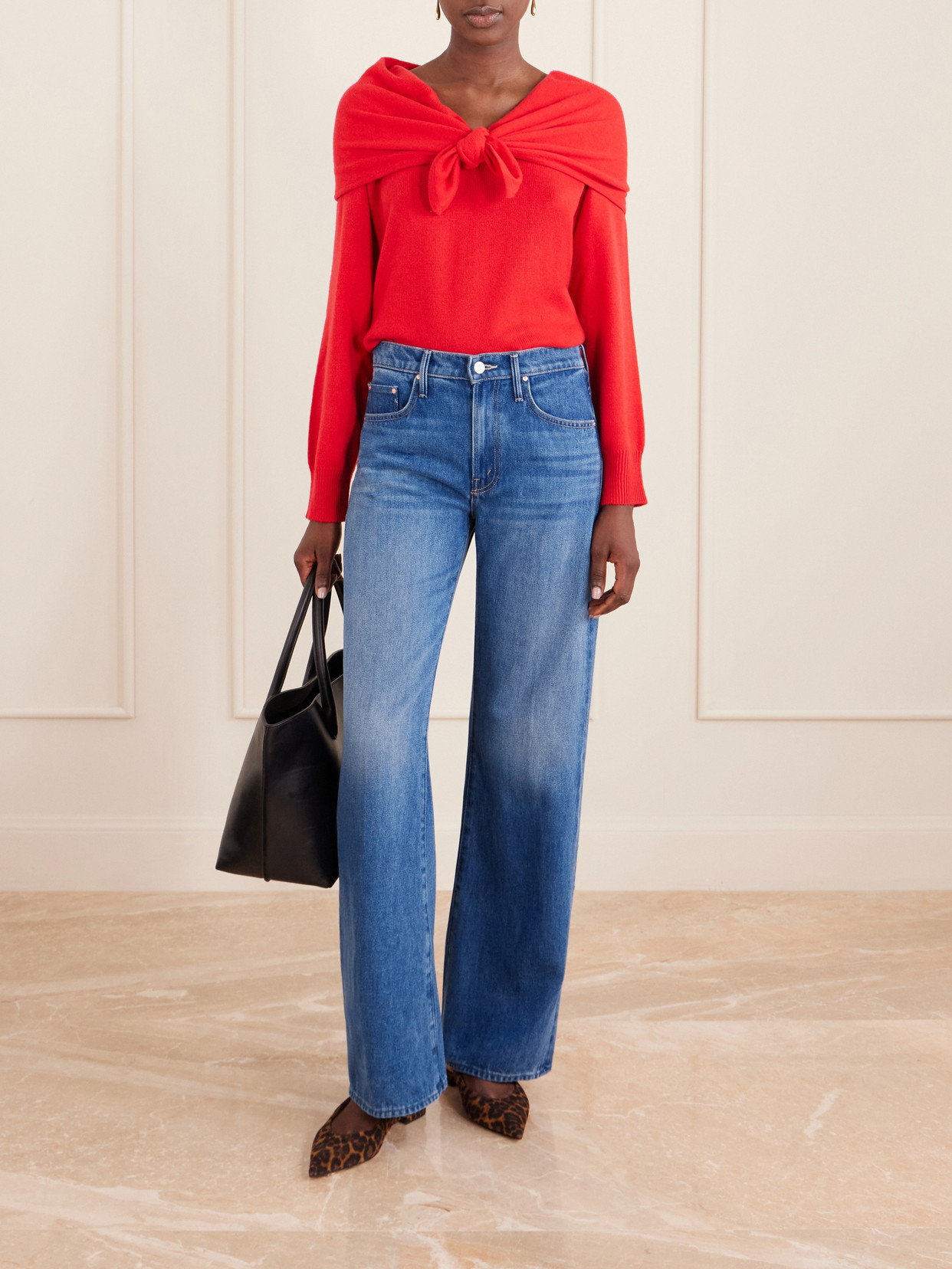 The Mid Rise Lasso Sneak Straight-Leg Jeans