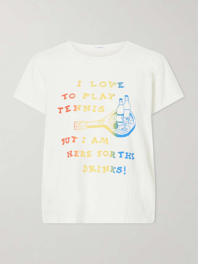 Mother The Boxy Goodie Goodie Printed Cotton-jersey T-shirt | Thumbnail 5 Mother The Boxy Goodie Goodie Printed Cotton-jersey T-shirt | Thumbnail 5
