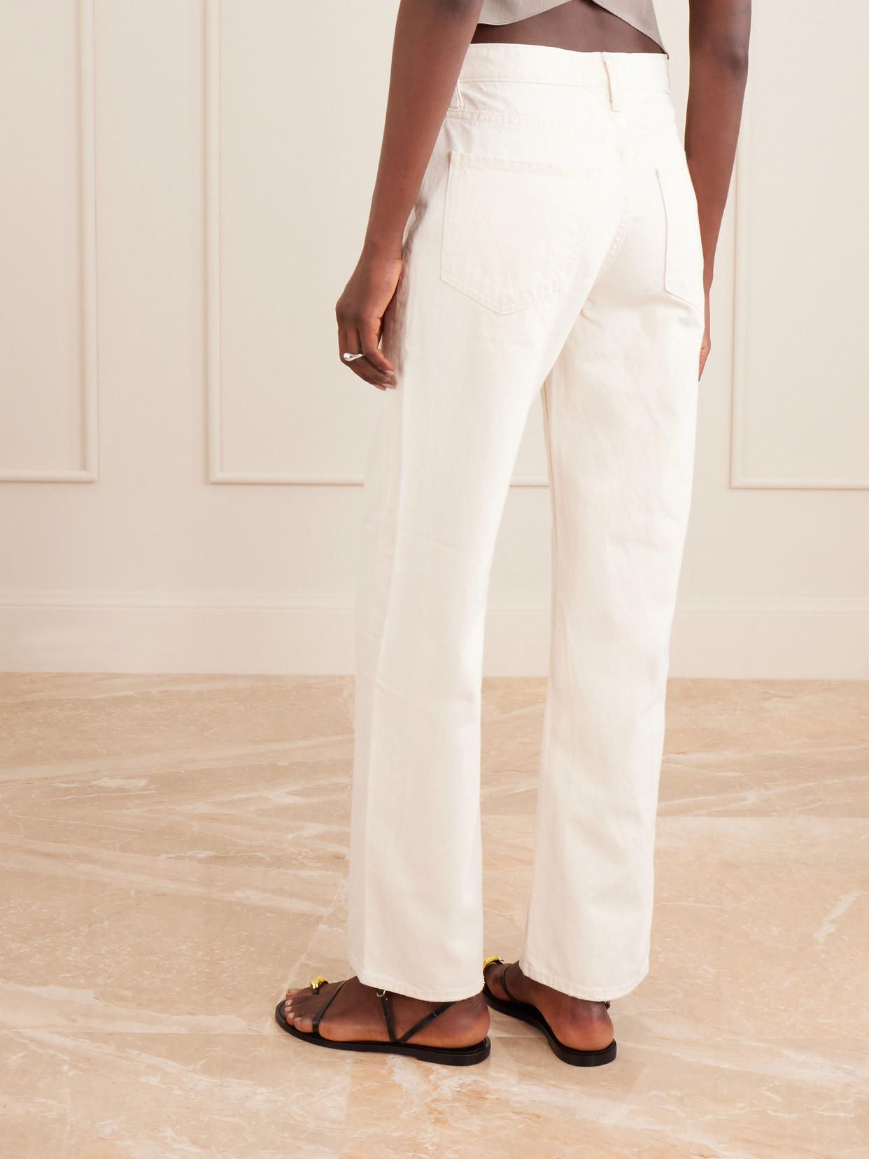 The Dodger Skimp Mid-Rise Straight-Leg Jeans