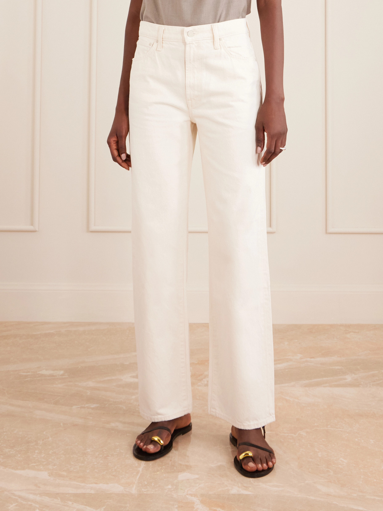 The Dodger Skimp Mid-Rise Straight-Leg Jeans
