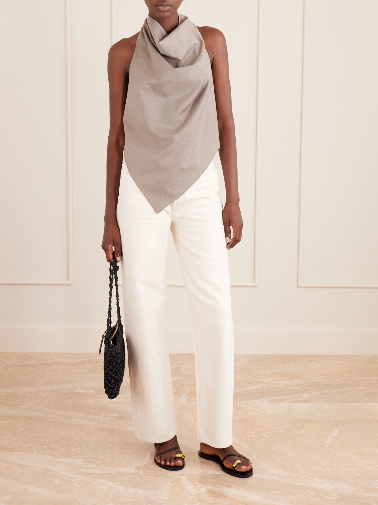 The Dodger Skimp Mid-Rise Straight-Leg Jeans