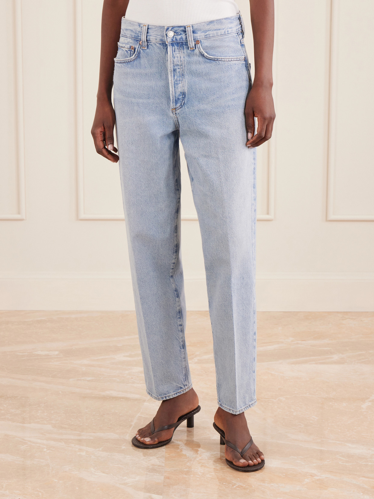 Nate Regenerative Cotton Straight-Leg Jeans