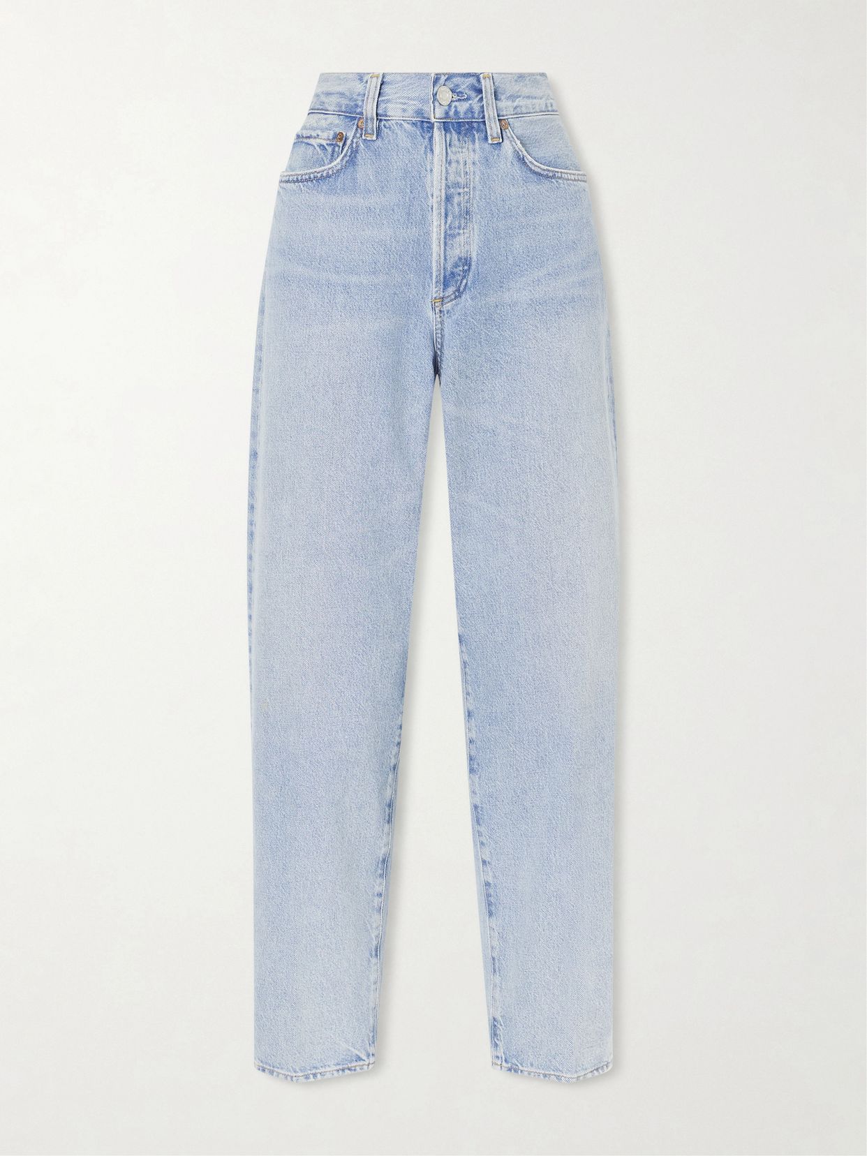 Nate regenerative cotton straight-leg jeans