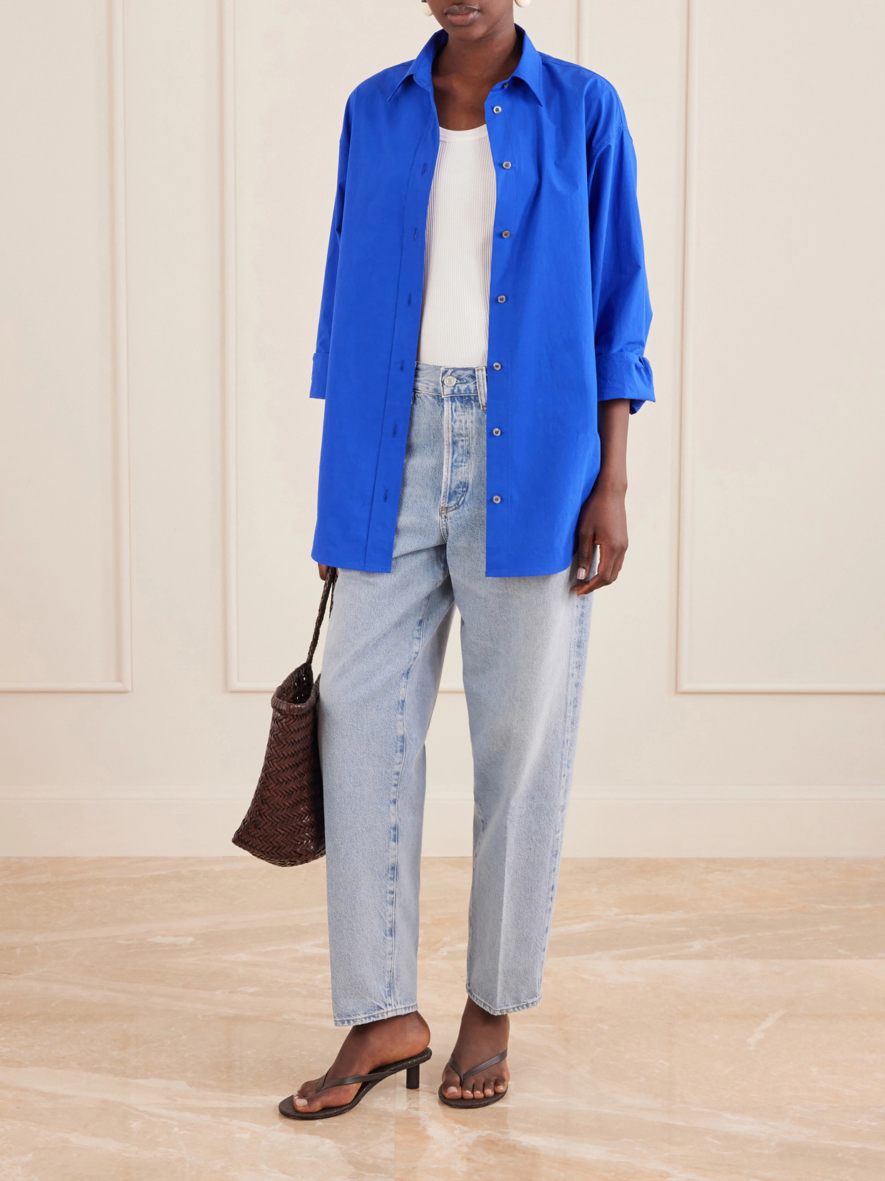 Nate Regenerative Cotton Straight-Leg Jeans