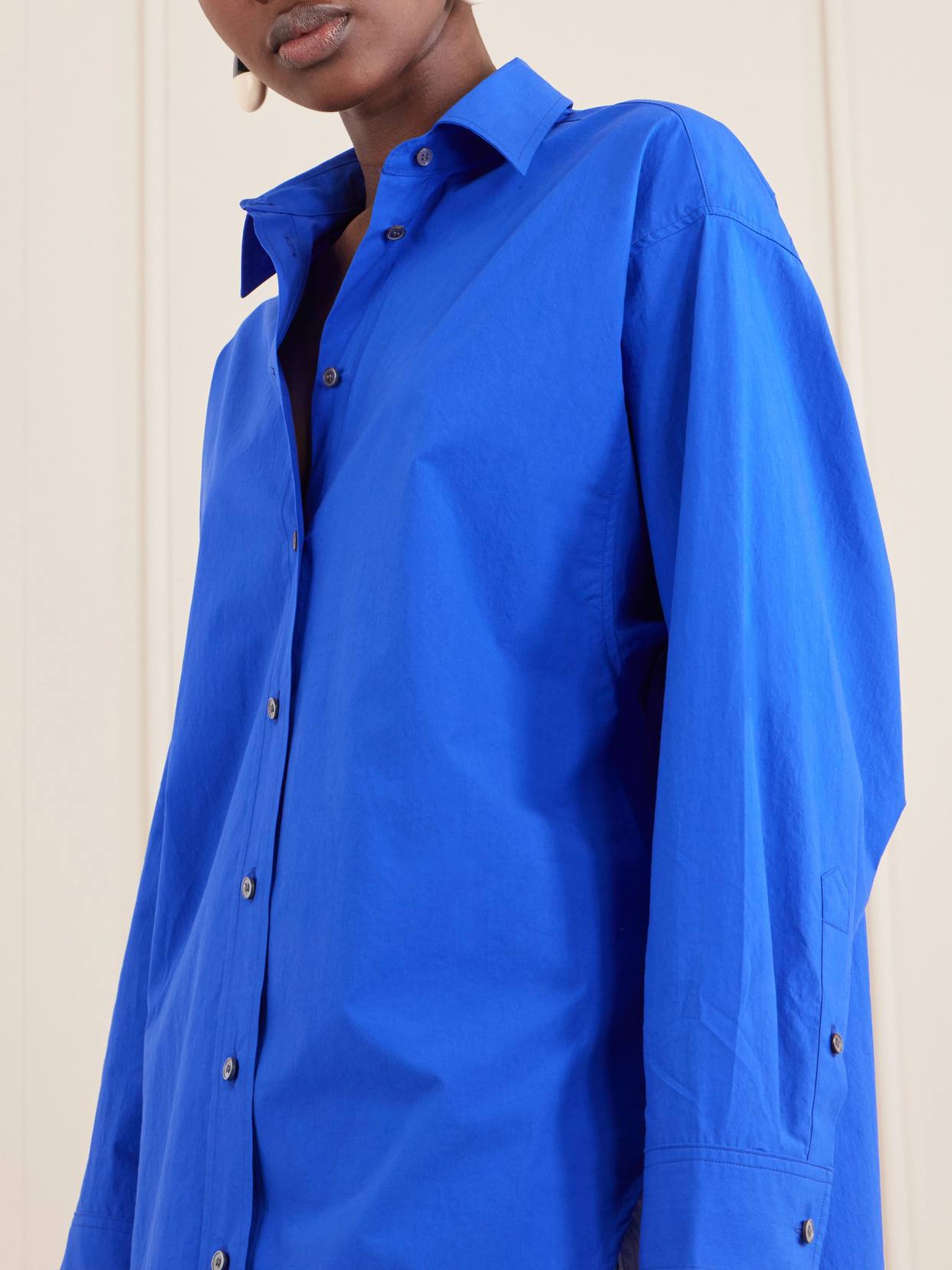Sona Cotton-Blend Shirt