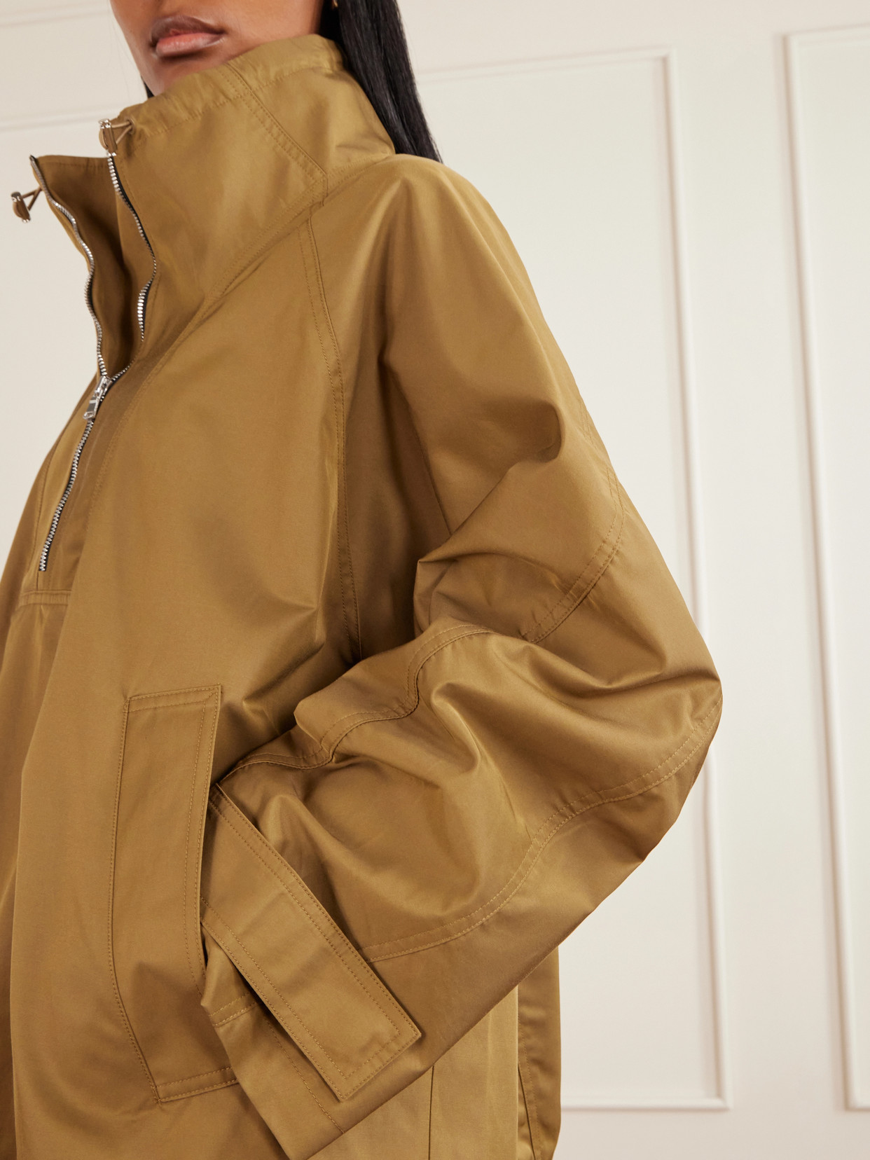 Coulson Half-Zip Cotton-Blend Jacket