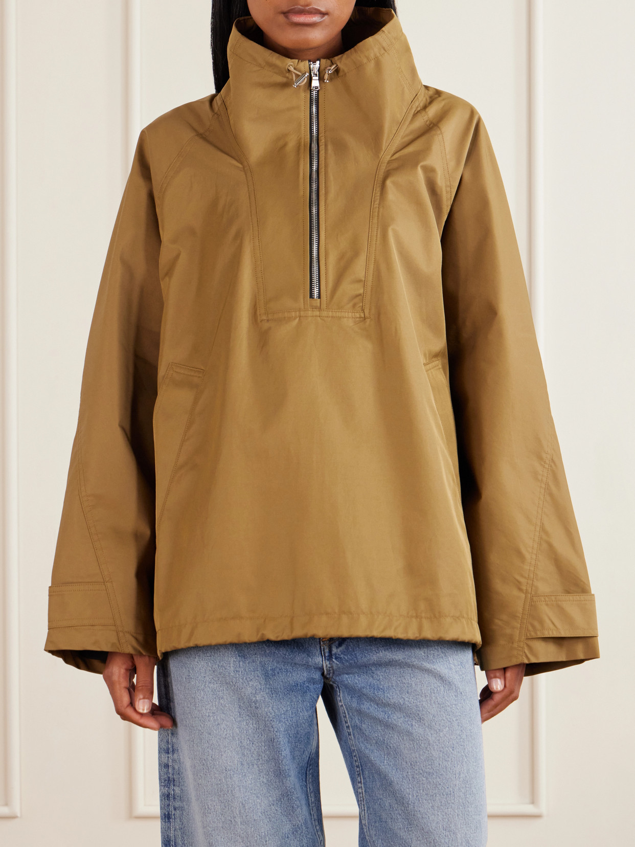 Coulson Half-Zip Cotton-Blend Jacket