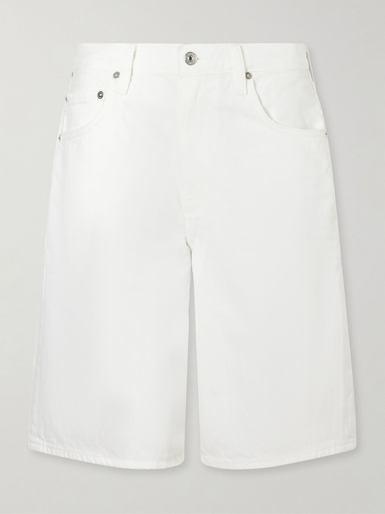 CITIZENS OF HUMANITY Court denim straight-leg shorts