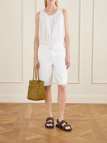 Citizens Of Humanity Court denim straight-leg shorts