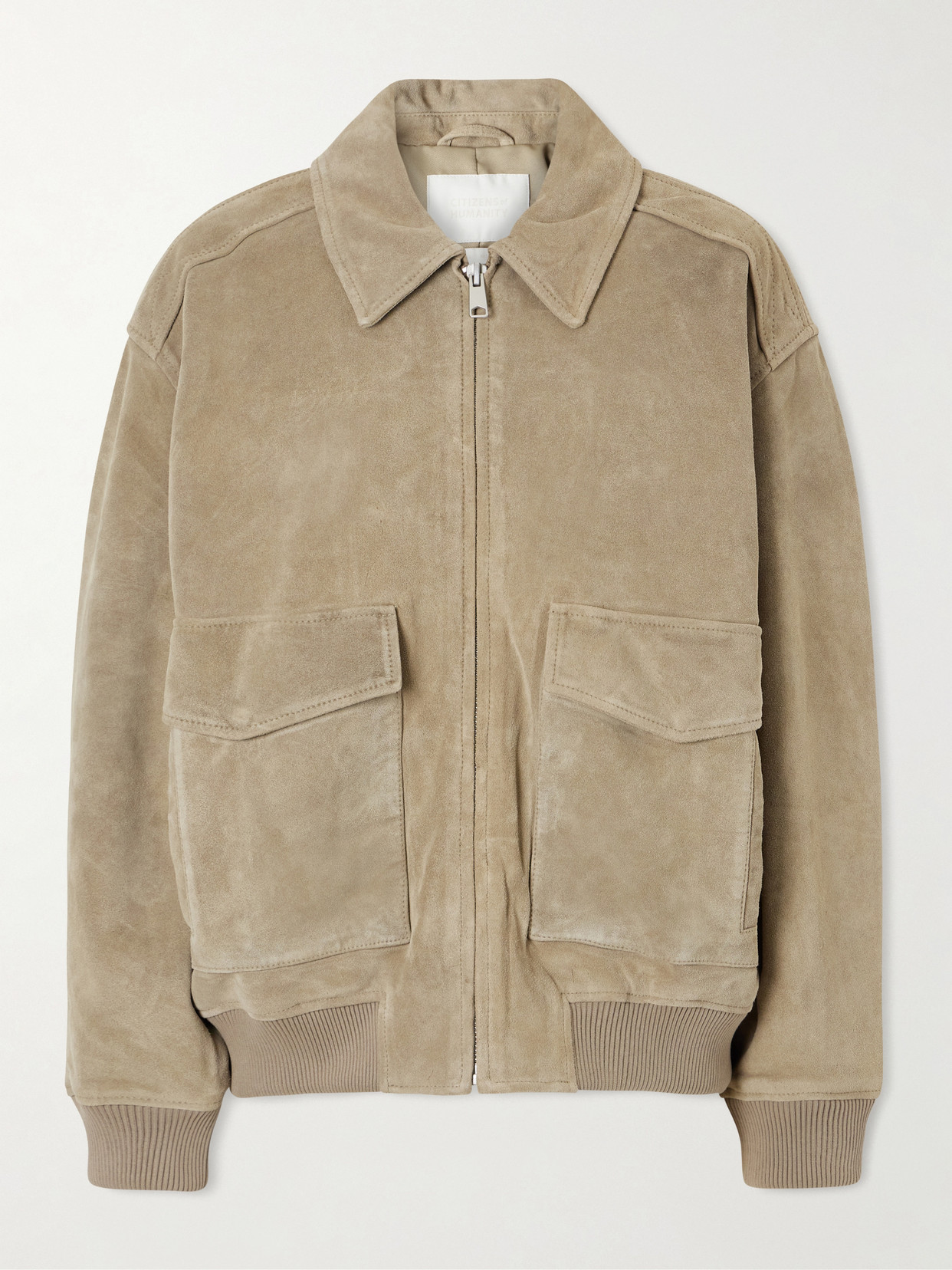 Citizen Of Humanity Vivienne Suede Jacket In Brown