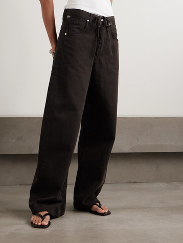 Citizens Of Humanity Brynn Drawstring mid-rise wide-leg jeans
