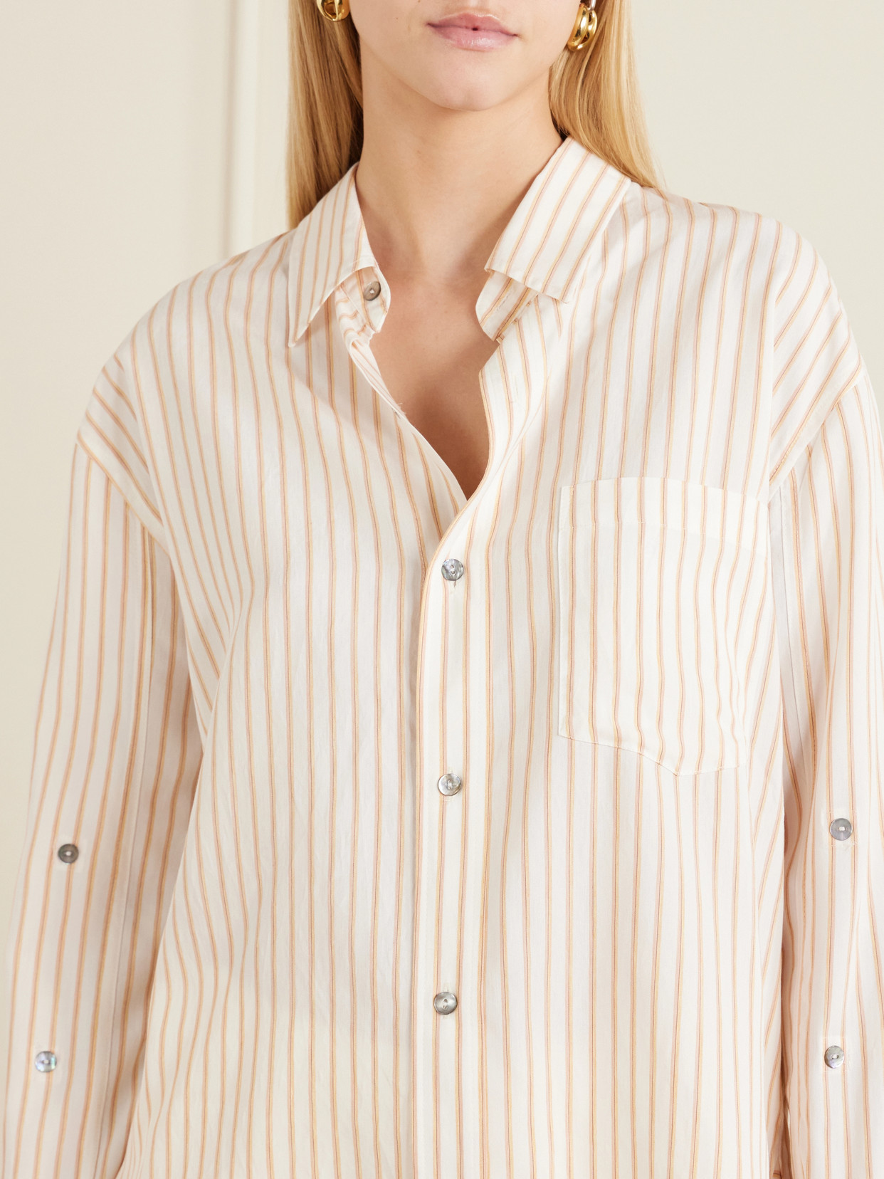 Kayla Checked Cotton-Poplin Shirt
