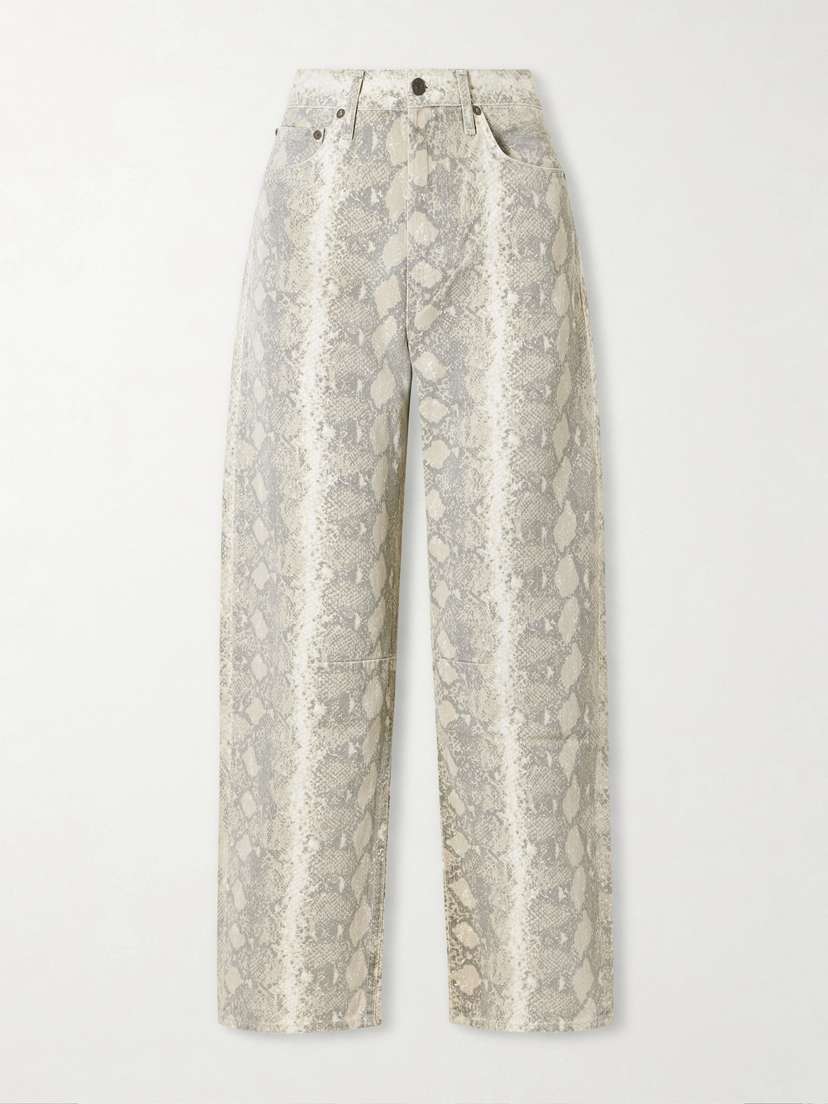 Citizens of Humanity Miro Long Snake-print Mid-rise Barrel-leg Jeans | Thumbnail 6 Citizens of Humanity Miro Long Snake-print Mid-rise Barrel-leg Jeans | Thumbnail 6