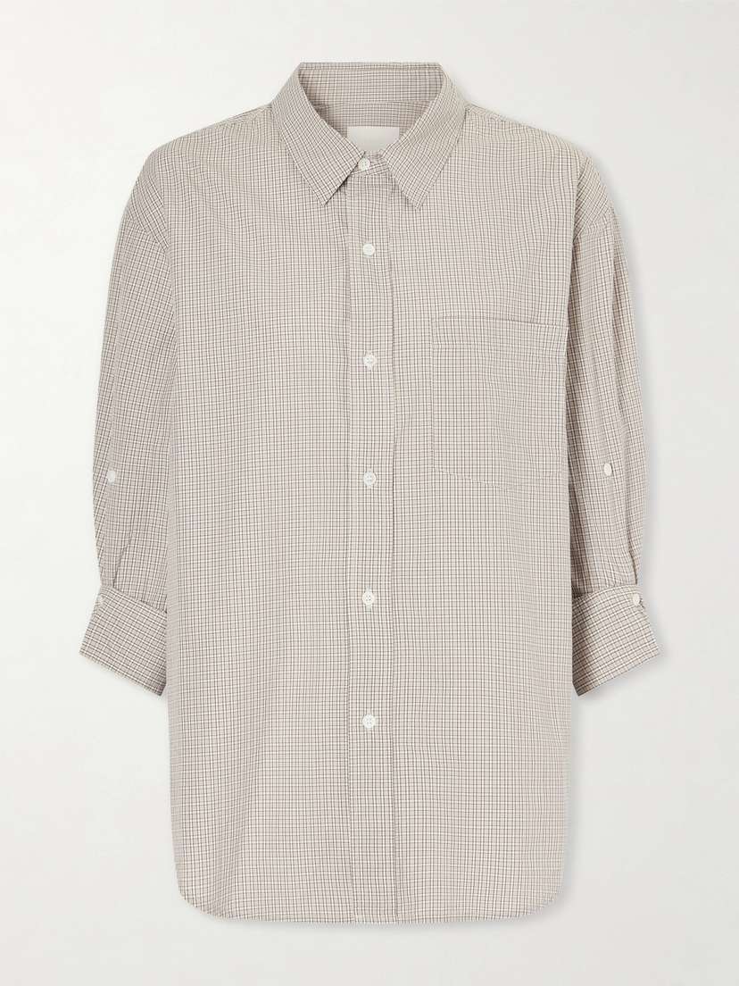Citizens of Humanity Kayla Checked Cotton-poplin Shirt