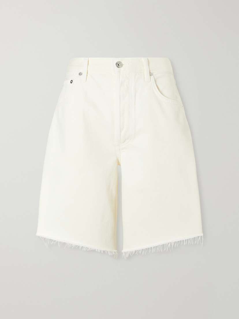Citizens of Humanity Ayla Frayed Denim Shorts